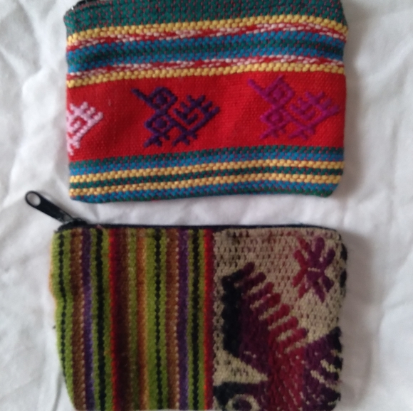 (2) Pouches - Native American Tribal Bags with Zippers - Picture 11 of 11